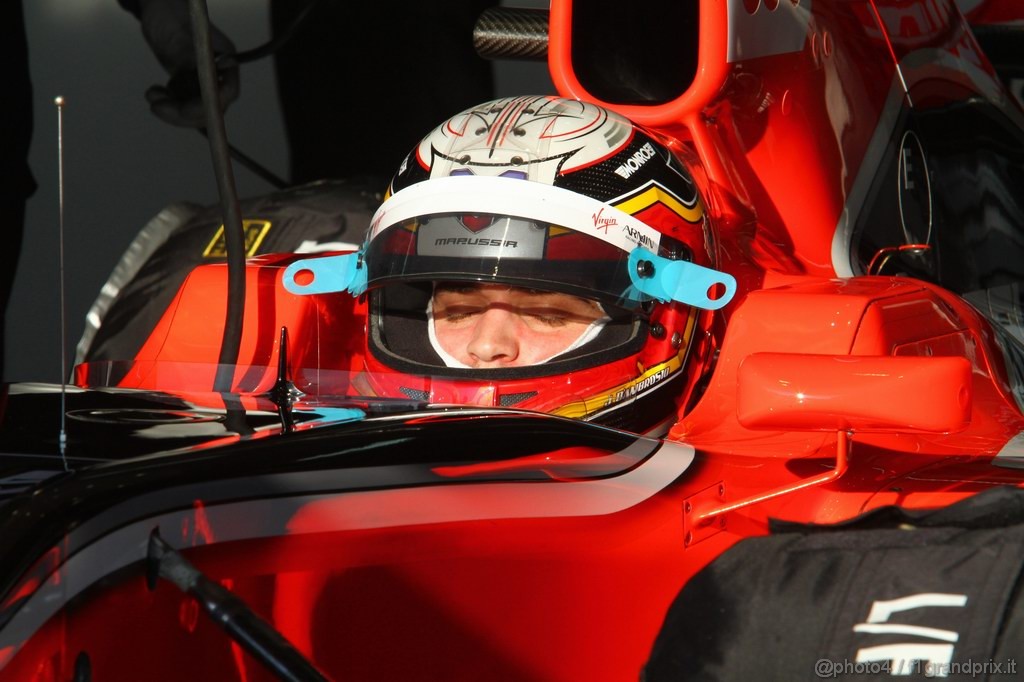 Barcelona Test Febbraio 2011, 18.02.2011- Jerome D'Ambrosio (BEL), Marussia Virgin Racing VR-02 