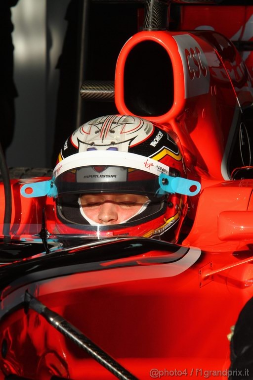 Barcelona Test Febbraio 2011, 18.02.2011- Jerome D'Ambrosio (BEL), Marussia Virgin Racing VR-02 