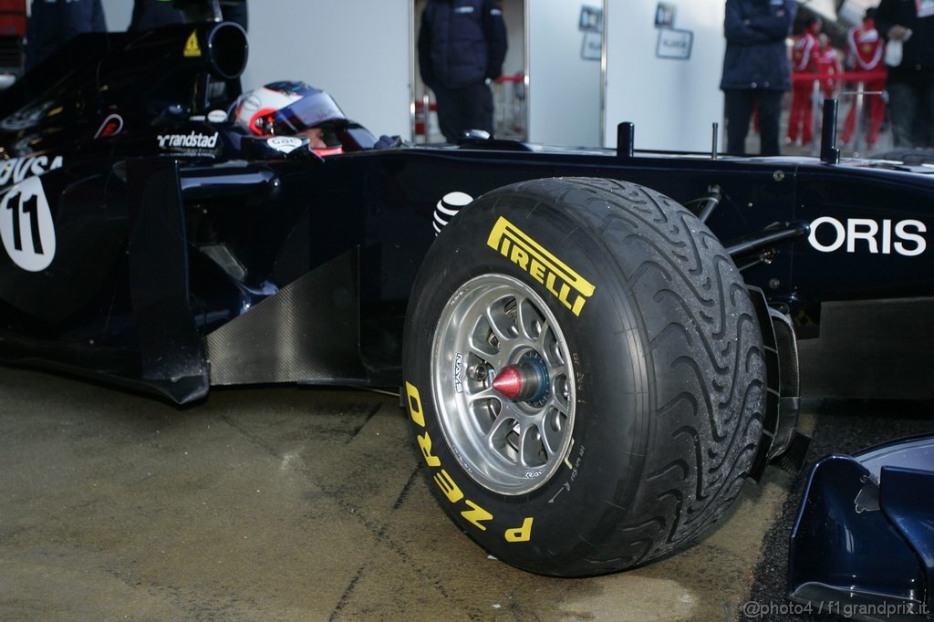 Barcelona Test Febbraio 2011, 18.02.2011- Rubens Barrichello (BRA), Williams FW33 