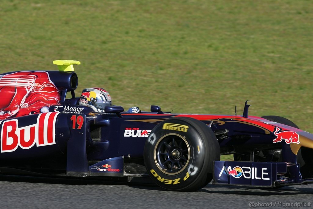 Barcelona Test Febbraio 2011, 18.02.2011- Jaime Alguersuari (SPA), Scuderia Toro Rosso, STR6 
