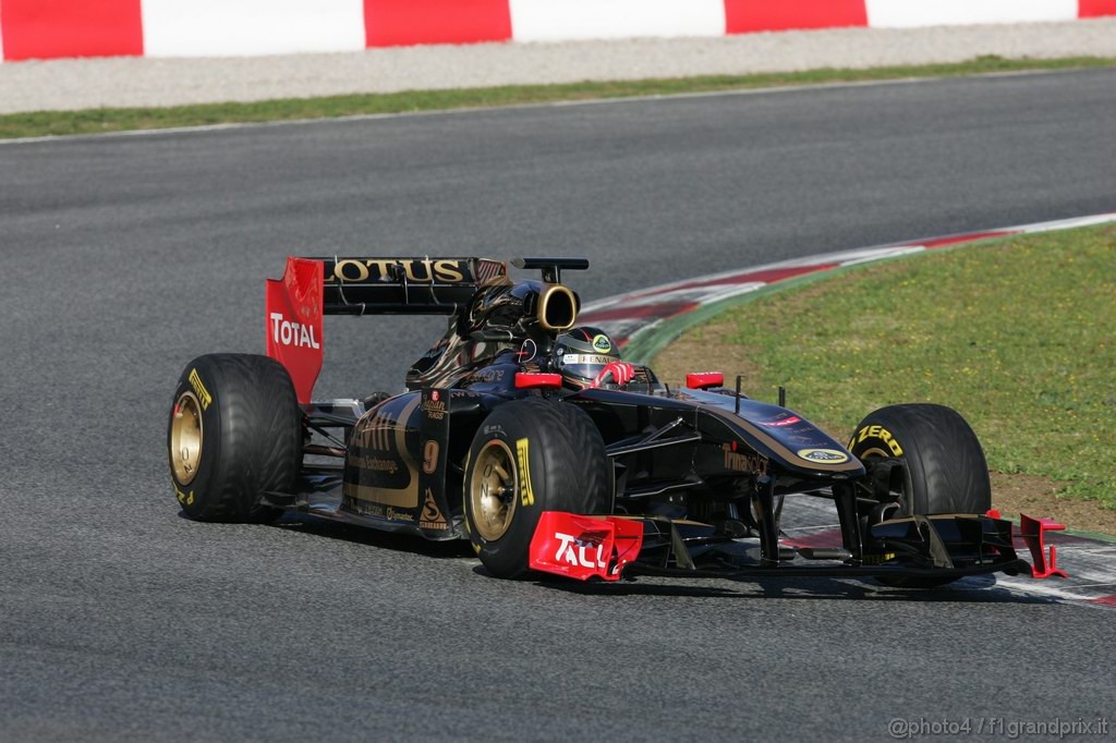 Barcelona Test Febbraio 2011, 18.02.2011- Nick Heidfeld (GER) Lotus Renault GP R31  