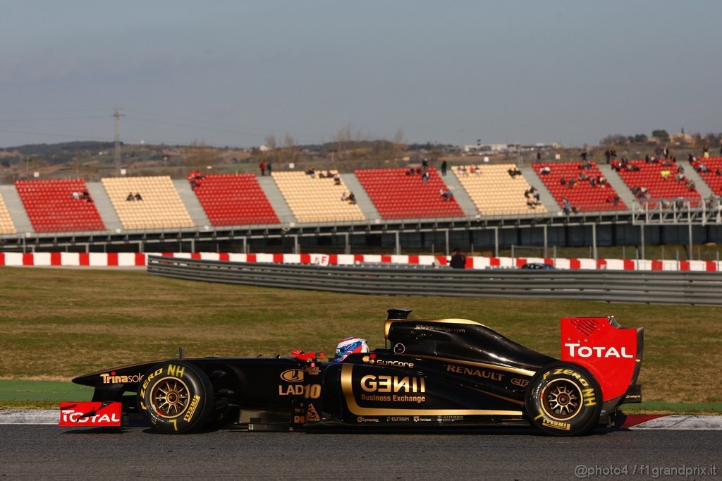 Barcelona Test Febbraio 2011, 18.02.2011-Vitaly Petrov (RUS), Lotus Renault GP, R31 