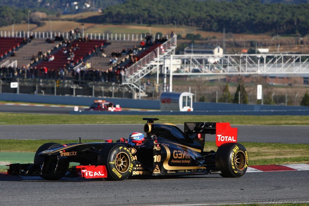 Barcelona Test Febbraio 2011, 18.02.2011- Vitaly Petrov (RUS), Lotus Renault GP, R31 