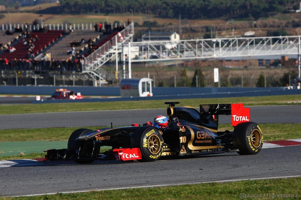 Barcelona Test Febbraio 2011, 18.02.2011- Vitaly Petrov (RUS), Lotus Renault GP, R31 
