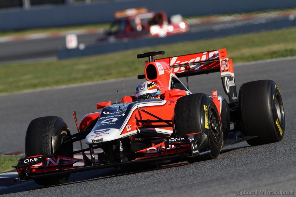 Barcelona Test Febbraio 2011, 18.02.2011- Jerome D'Ambrosio (BEL), Marussia Virgin Racing VR-02 