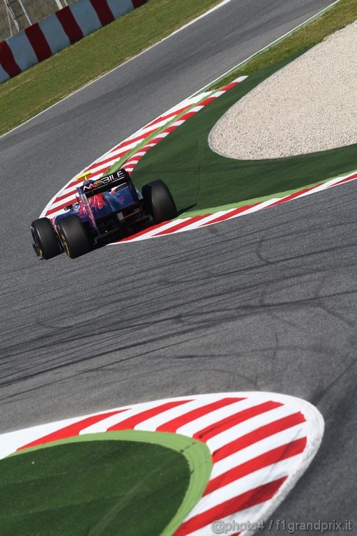 Barcelona Test Febbraio 2011, 18.02.2011- Jaime Alguersuari (SPA), Scuderia Toro Rosso, STR6 