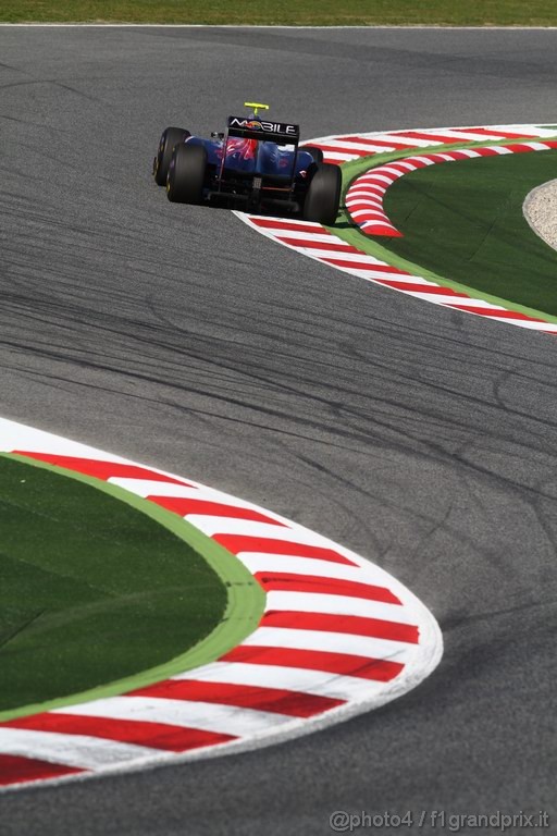 Barcelona Test Febbraio 2011, 18.02.2011- Jaime Alguersuari (SPA), Scuderia Toro Rosso, STR6 