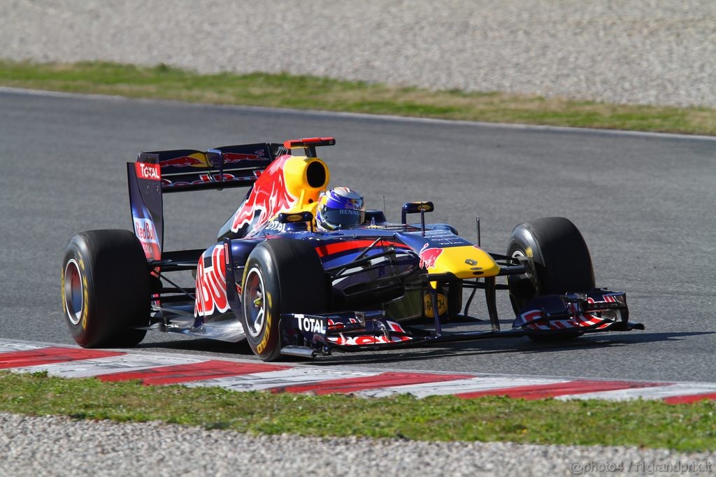 Barcelona Test Febbraio 2011, 18.02.2011- Sebastian Vettel (GER), Red Bull Racing, RB7 