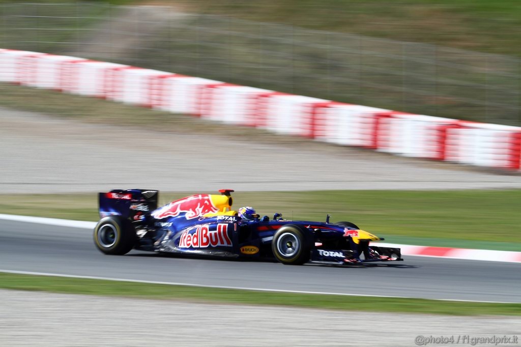 Barcelona Test Febbraio 2011, 18.02.2011- Sebastian Vettel (GER), Red Bull Racing, RB7 