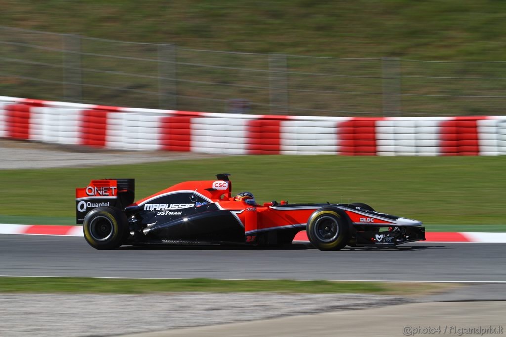 Barcelona Test Febbraio 2011, 18.02.2011- Jerome D'Ambrosio (BEL), Marussia Virgin Racing VR-02 