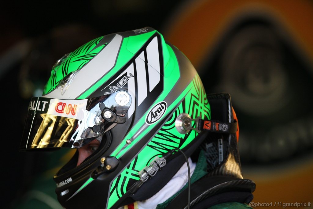 Barcelona Test Febbraio 2011, 18.02.2011- Heikki Kovalainen (FIN), Team Lotus, TL11 