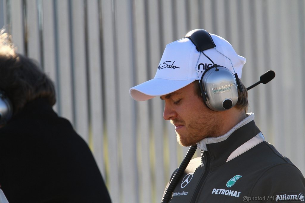 Barcelona Test Febbraio 2011, 18.02.2011- Nico Rosberg (GER), Mercedes GP Petronas F1 Team, MGP W02 