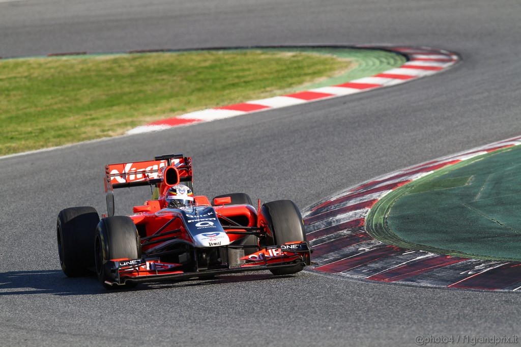 Barcelona Test Febbraio 2011, 18.02.2011- Jerome D'Ambrosio (BEL), Marussia Virgin Racing VR-02 