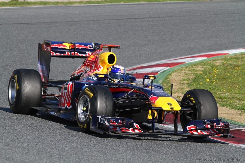 Barcelona Test Febbraio 2011, 19.02.2011- Sebastian Vettel (GER), Red Bull Racing, RB7 