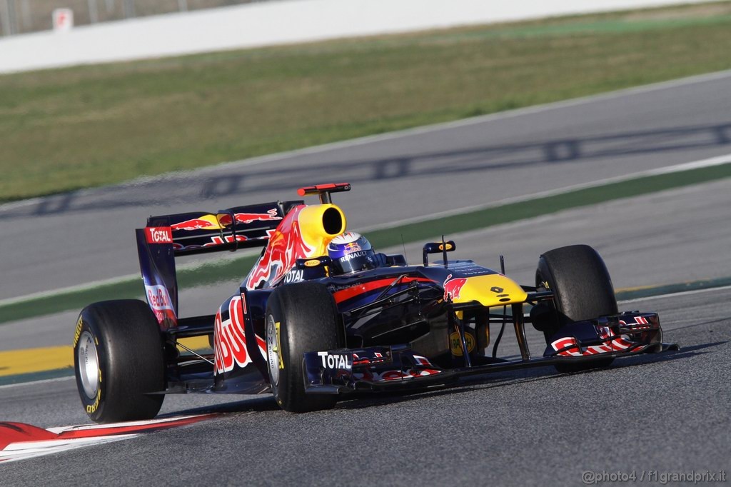 Barcelona Test Febbraio 2011, 19.02.2011- Sebastian Vettel (GER), Red Bull Racing, RB7 