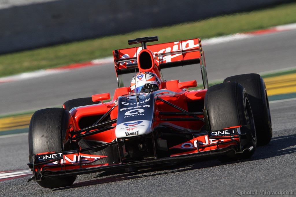 Barcelona Test Febbraio 2011, 19.02.2011- Timo Glock (GER), Marussia Virgin Racing VR-02 