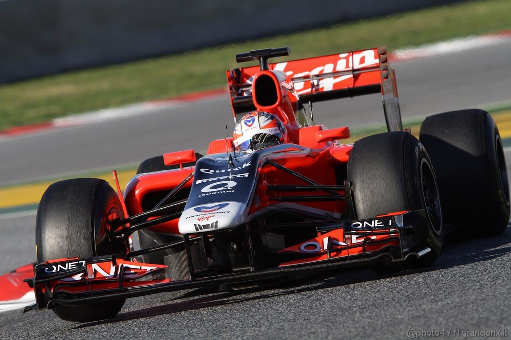 Barcelona Test Febbraio 2011, 19.02.2011- Timo Glock (GER), Marussia Virgin Racing VR-02 