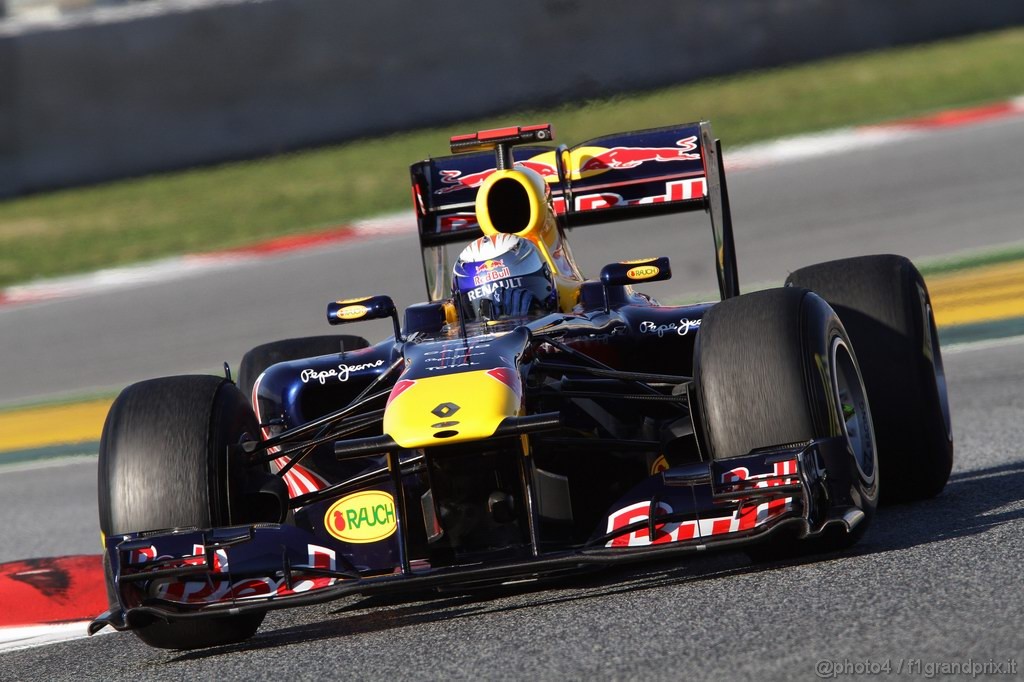 Barcelona Test Febbraio 2011, 19.02.2011- Sebastian Vettel (GER), Red Bull Racing, RB7 