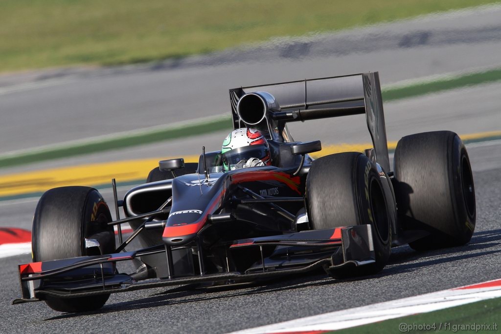 Barcelona Test Febbraio 2011, 19.02.2011- Vitantonio Liuzzi (ITA), Test Driver, Hispania Racing F1 Team, HRT  