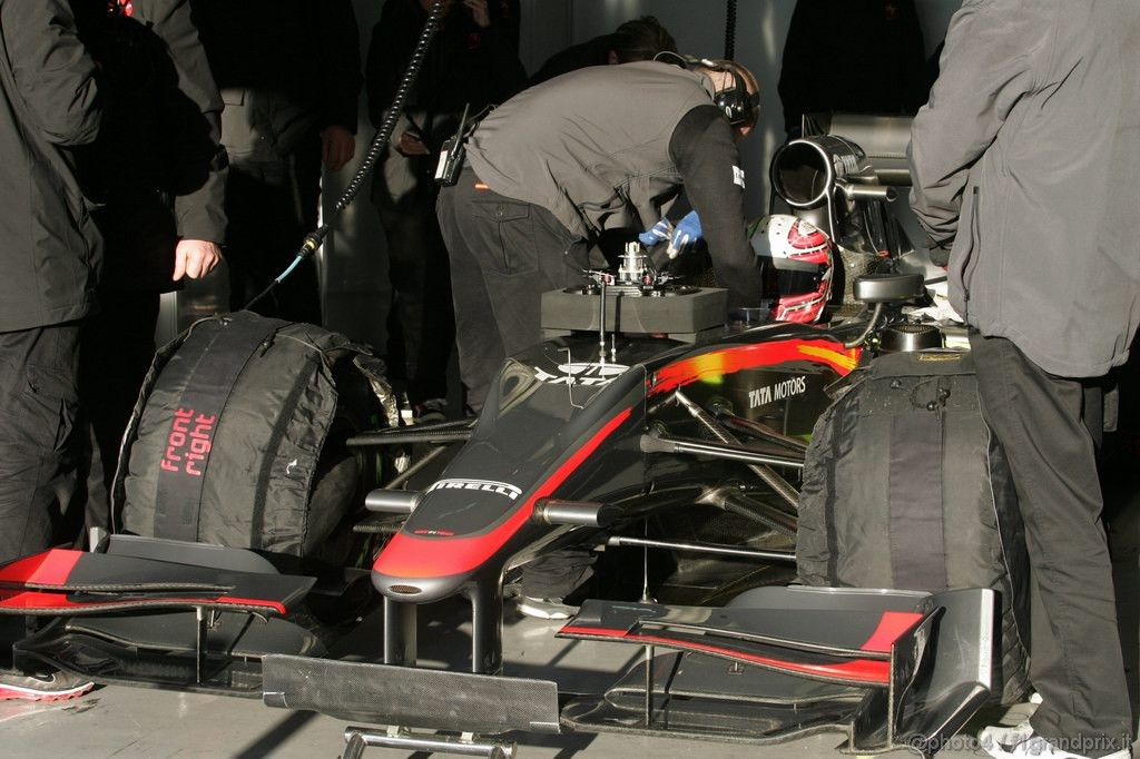 Barcelona Test Febbraio 2011, 19.02.2011- Vitantonio Liuzzi (ITA), Test Driver, Hispania Racing F1 Team, HRT  