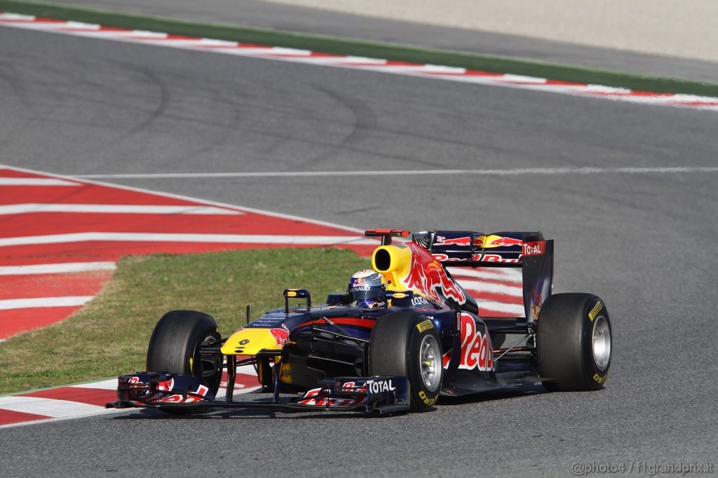 Barcelona Test Febbraio 2011, 19.02.2011- Sebastian Vettel (GER), Red Bull Racing, RB7 