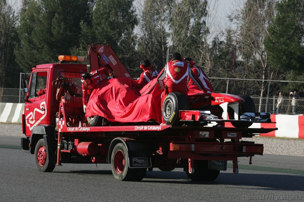 Barcelona Test Febbraio 2011, 19.02.2011- Fernando Alonso (ESP), Ferrari, F-150 Italia 