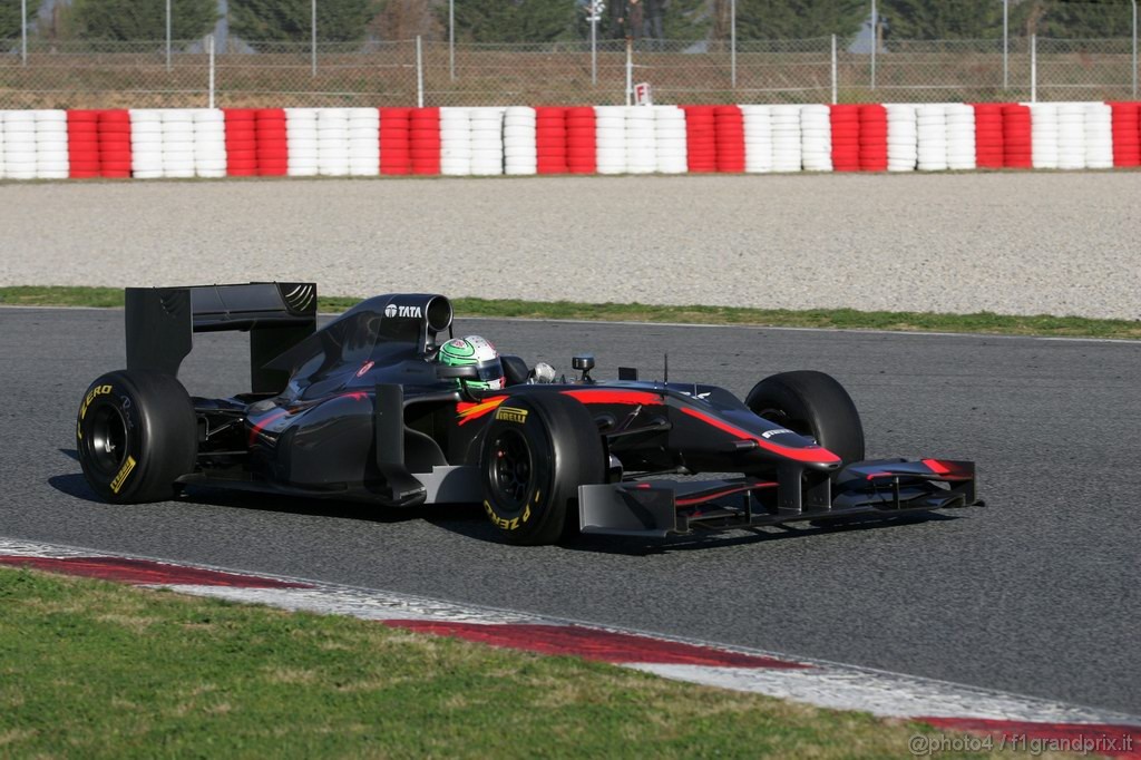 Barcelona Test Febbraio 2011, 19.02.2011- Vitantonio Liuzzi (ITA), Test Driver, Hispania Racing F1 Team, HRT  