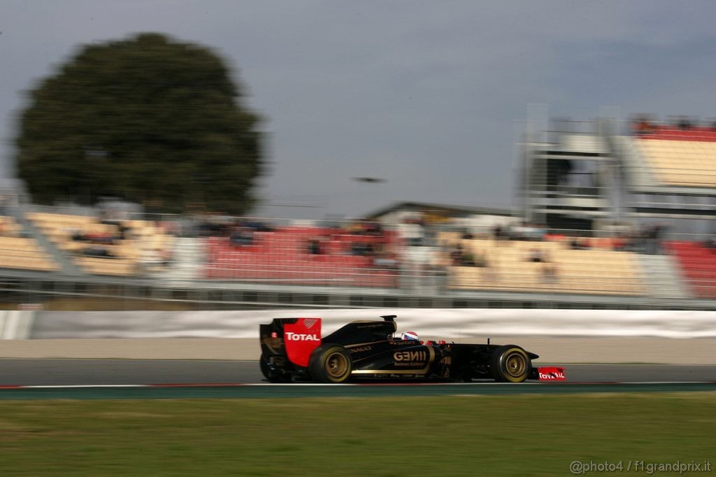 Barcelona Test Febbraio 2011, 19.02.2011- Vitaly Petrov (RUS), Lotus Renault GP, R31 