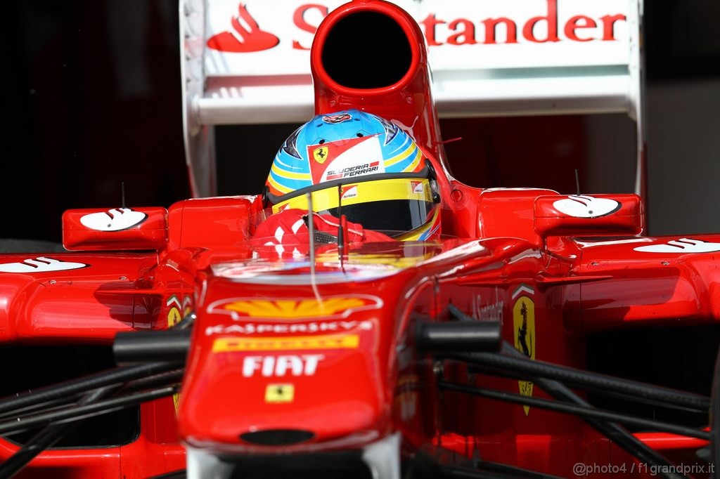 Barcelona Test Febbraio 2011, 19.02.2011- Fernando Alonso (ESP), Ferrari, F-150 Italia 