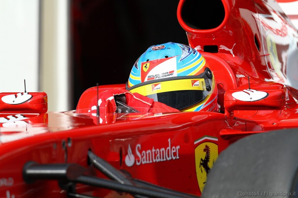 Barcelona Test Febbraio 2011, 19.02.2011- Fernando Alonso (ESP), Ferrari, F-150 Italia 