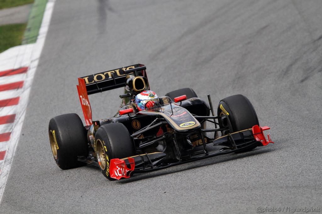 Barcelona Test Febbraio 2011, 19.02.2011- Vitaly Petrov (RUS), Lotus Renault GP, R31 