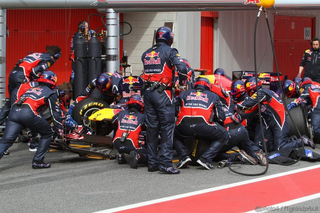 Barcelona Test Febbraio 2011, 19.02.2011- Sebastian Vettel (GER), Red Bull Racing, RB7 