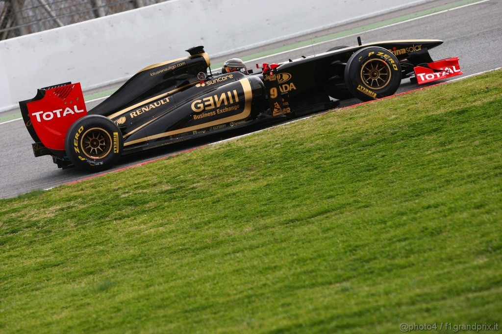 Barcelona Test Febbraio 2011, 19.02.2011- Nick Heidfeld (GER) Lotus Renault GP R31  