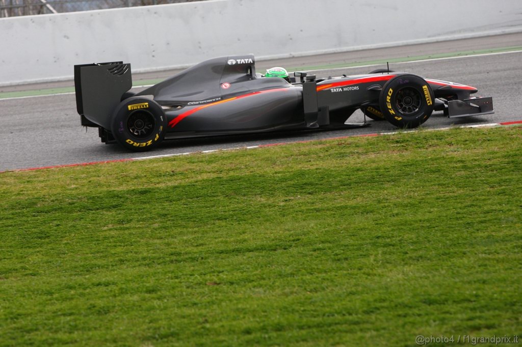 Barcelona Test Febbraio 2011, 19.02.2011- Vitantonio Liuzzi (ITA), Test Driver, Hispania Racing F1 Team, HRT  