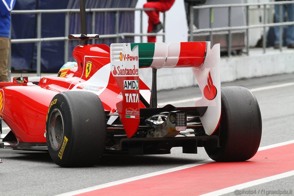 Barcelona Test Febbraio 2011, 19.02.2011- Fernando Alonso (ESP), Ferrari, F-150 Italia 