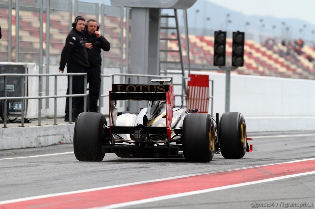 Barcelona Test Febbraio 2011, 19.02.2011- Nick Heidfeld (GER) Lotus Renault GP R31  