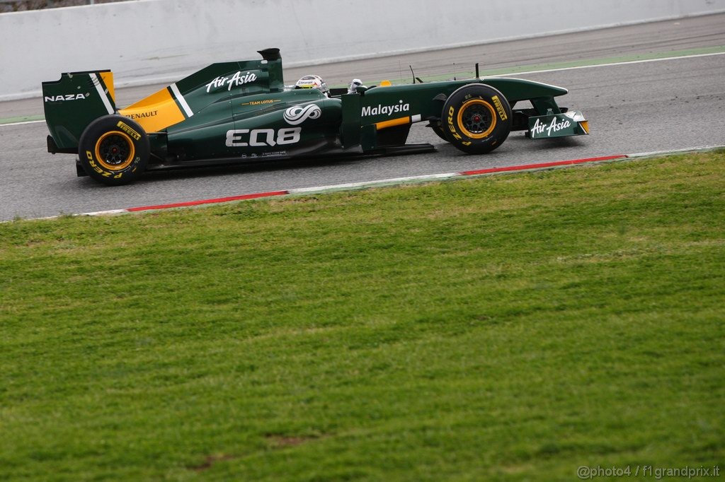 Barcelona Test Febbraio 2011, 19.02.2011-  Ricardo Teixeira (ANG), Test Driver, Team Lotus, TL11 