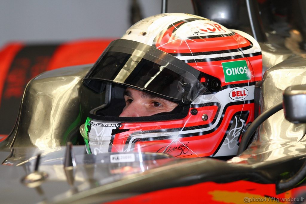 Barcelona Test Febbraio 2011, 19.02.2011- Vitantonio Liuzzi (ITA), Test Driver, Hispania Racing F1 Team, HRT  