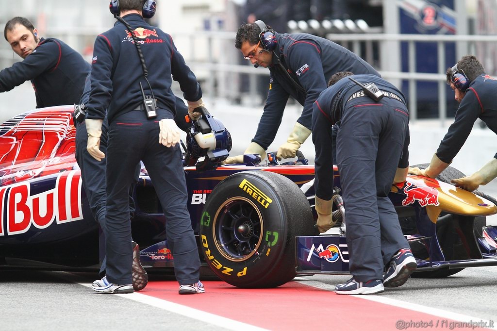 Barcelona Test Febbraio 2011, 19.02.2011- Sebastian Vettel (GER), Red Bull Racing, RB7 