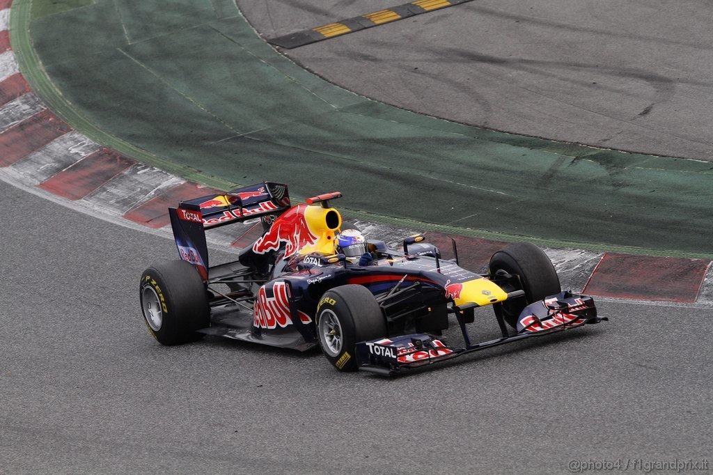 Barcelona Test Febbraio 2011, 19.02.2011- Sebastian Vettel (GER), Red Bull Racing, RB7 