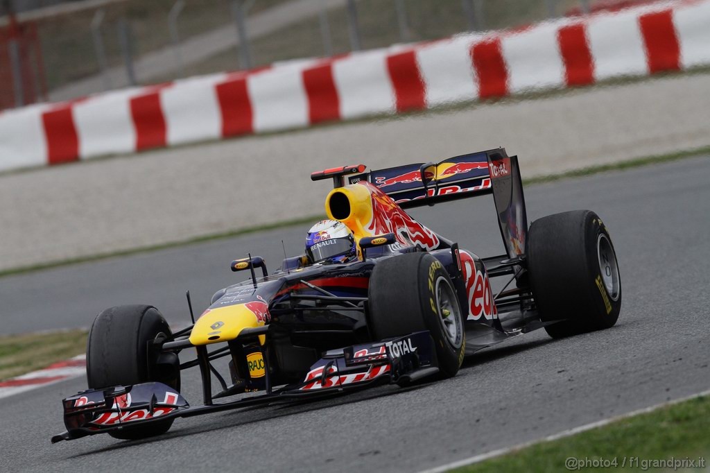 Barcelona Test Febbraio 2011, 19.02.2011- Sebastian Vettel (GER), Red Bull Racing, RB7 