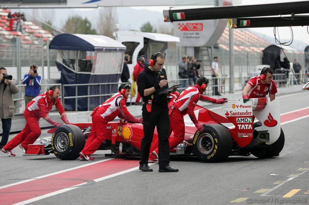 Barcelona Test Febbraio 2011, 19.02.2011- Fernando Alonso (ESP), Ferrari, F-150 Italia 