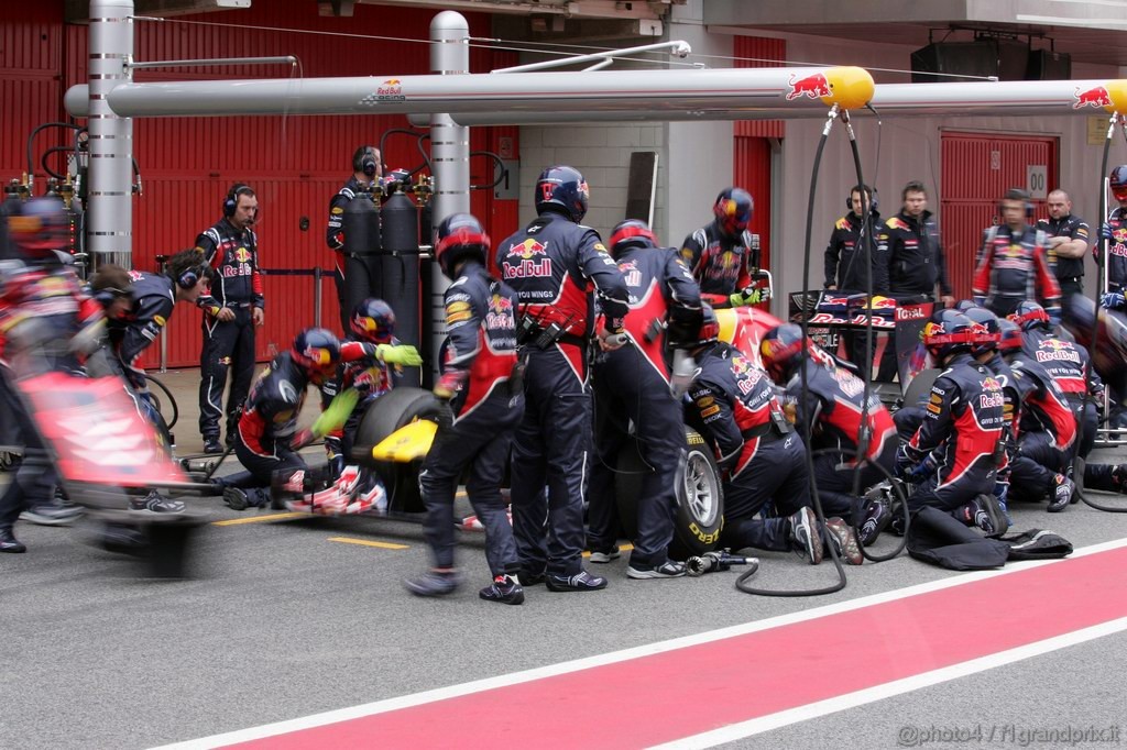 Barcelona Test Febbraio 2011, 19.02.2011- Sebastian Vettel (GER), Red Bull Racing, RB7 