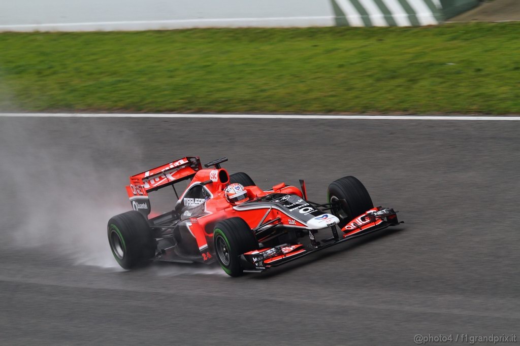 Barcelona Test Febbraio 2011, 20.02.2011- Timo Glock (GER), Marussia Virgin Racing VR-02 