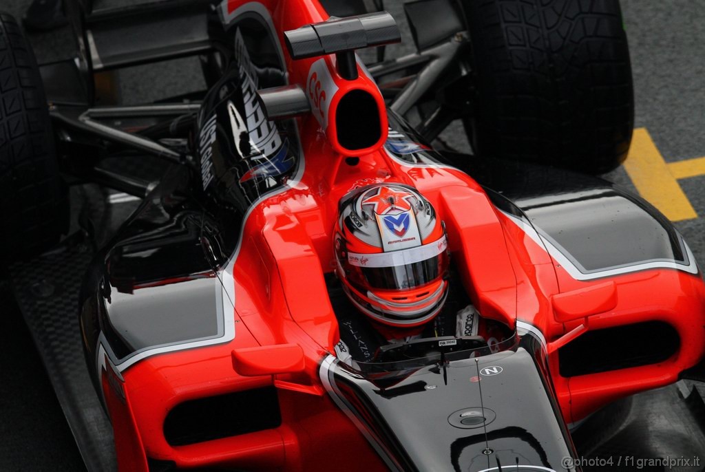 Barcelona Test Febbraio 2011, 20.02.2011- Timo Glock (GER), Marussia Virgin Racing VR-02 