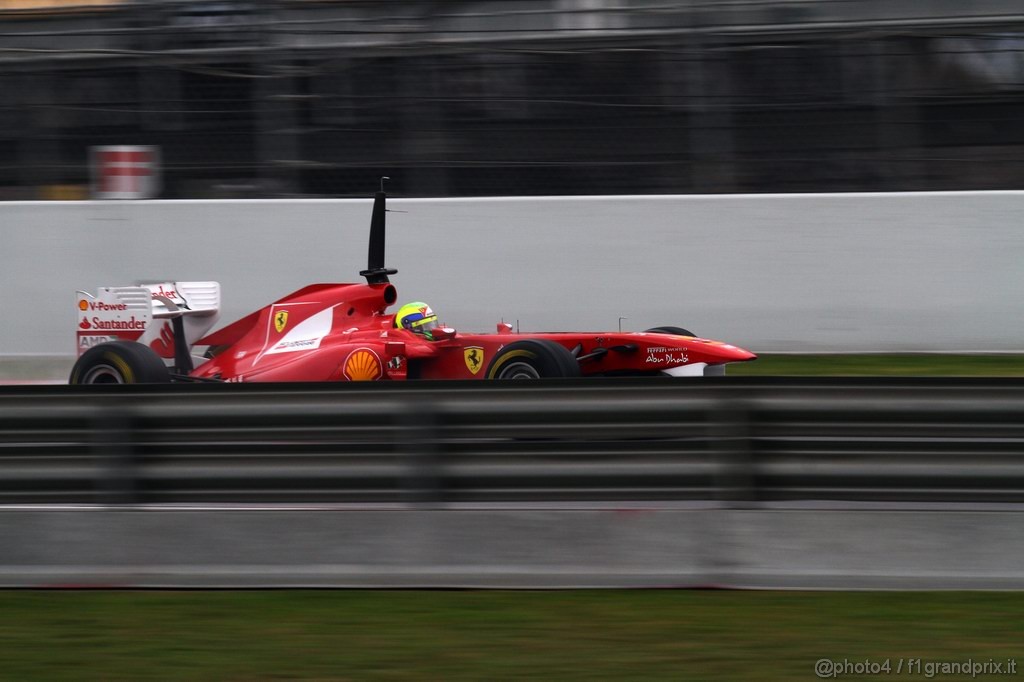 Barcelona Test Febbraio 2011, 20.02.2011- Felipe Massa (BRA), Ferrari, F-150 Italia 