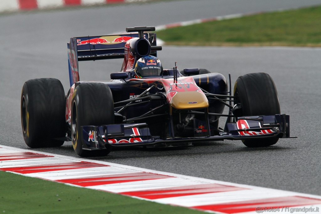 Barcelona Test Febbraio 2011, 20.02.2011- Daniel Ricciardo (AUS), Test Driver Scuderia Toro Rosso, STR6 