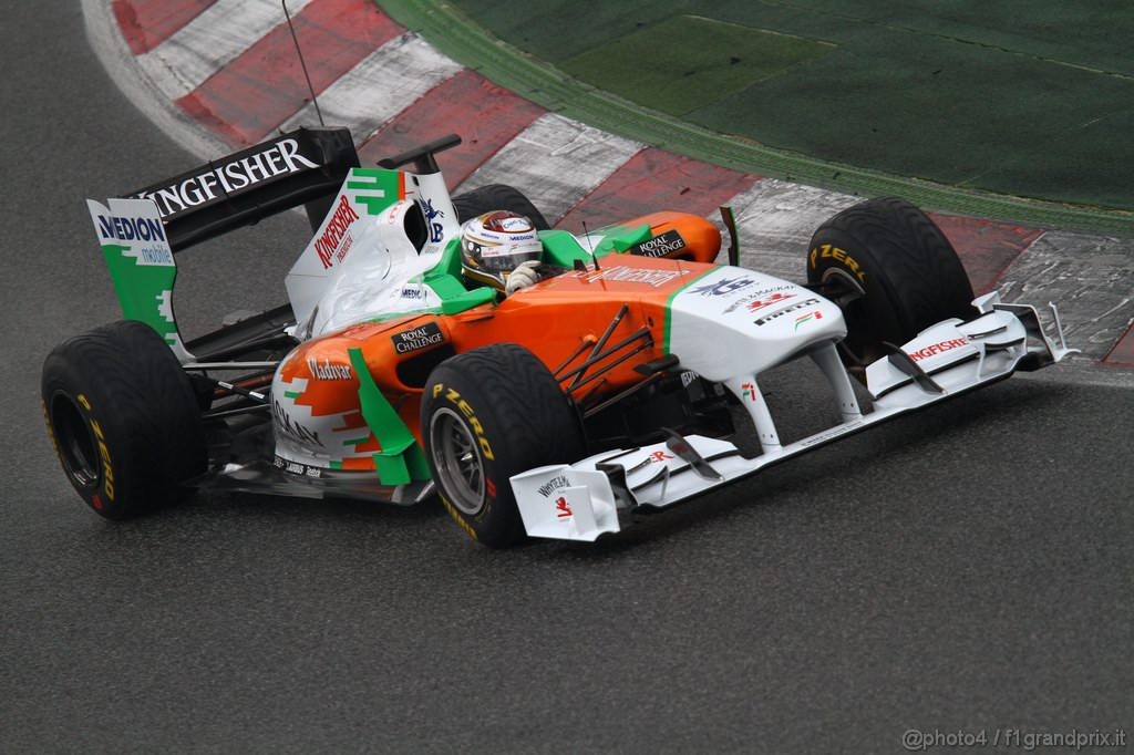 Barcelona Test Febbraio 2011, 20.02.2011- Adrian Sutil (GER), Force India F1 Team, VJM04 