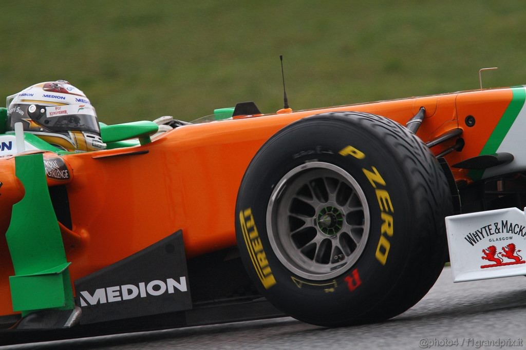 Barcelona Test Febbraio 2011, 20.02.2011- Adrian Sutil (GER), Force India F1 Team, VJM04 