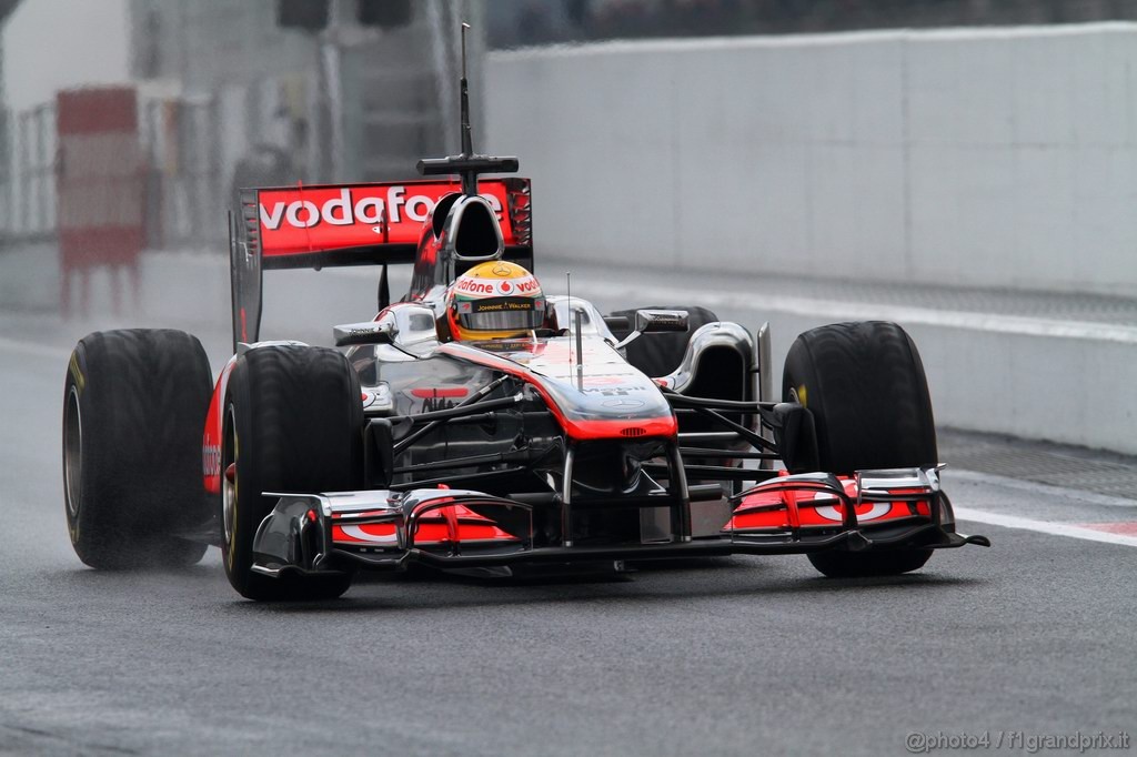 Barcelona Test Febbraio 2011, 20.02.2011- Lewis Hamilton (GBR), McLaren  Mercedes, MP4-26 